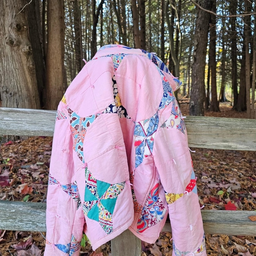 Vintage Patchwork Quilt Jacket